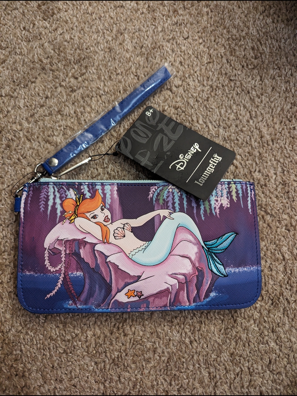 NWT- Loungefly Disney Peter Pan Mermaids Flap Wallet